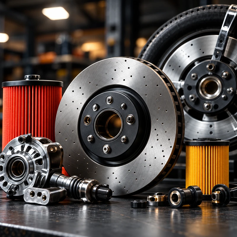 Automotive brake components and filters